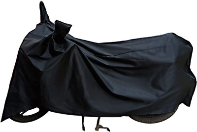 Lakshmina Enterprises Waterproof Two Wheeler Cover for Hero(Glamour FI, Black)