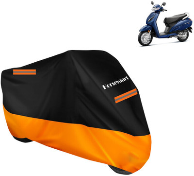 Horseyaart Waterproof Two Wheeler Cover for Honda(Activa 6G, Orange)