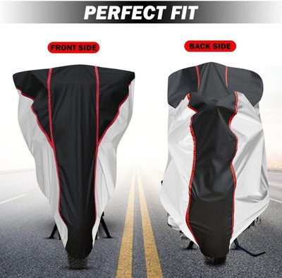 OliverX Waterproof Two Wheeler Cover for Hero(Splendor I Smart, Silver)