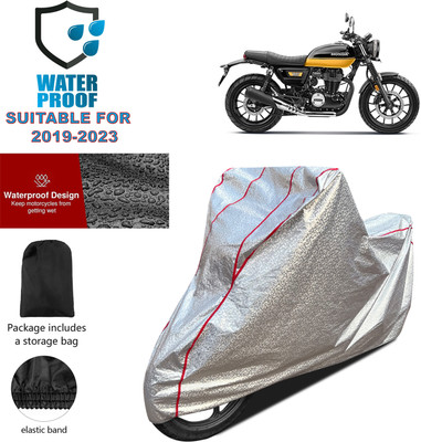 PAGORA Waterproof Two Wheeler Cover for Honda(CB350RS, Silver)