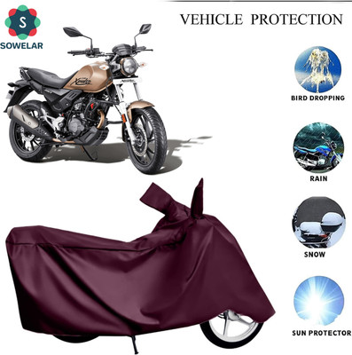 sowelar Waterproof Two Wheeler Cover for Hero(Xpulse 200T, Maroon)