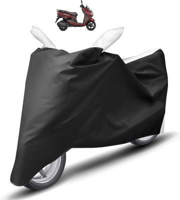 Caronix Two Wheeler Cover for Suzuki(Burgman Street, White)