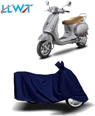 DeepShakshi AUTOMOTIVE Waterproof Two Wheeler Cover for Vespa(Vespa VXL, Blue)