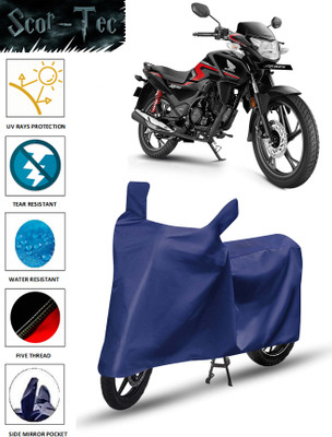 SCOR-TEC Waterproof Two Wheeler Cover for Honda(SP 125, Blue)
