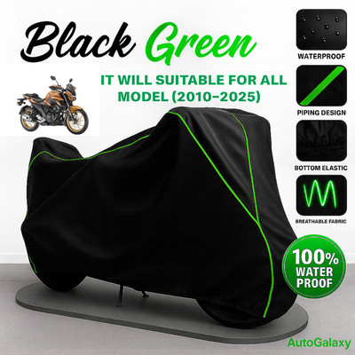 AutoGalaxy Waterproof Two Wheeler Cover for Yamaha(FZ-S, Black)