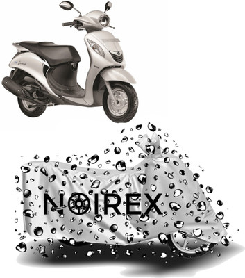 NOIREX Two Wheeler Cover for Yamaha(Fascino, Silver)