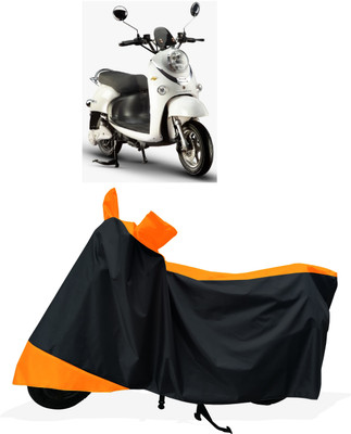 Tricway Two Wheeler Cover for Evolet(Polo, Orange)