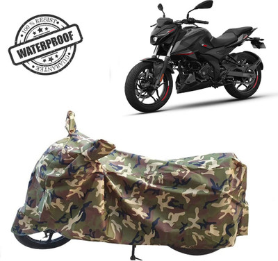 ROYAL AUTO MART Waterproof Two Wheeler Cover for Bajaj(Pulsar 250, Green, Multicolor)