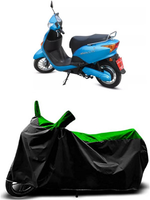 VESMEI Two Wheeler Cover for Hero(Electric Zippy, Green)