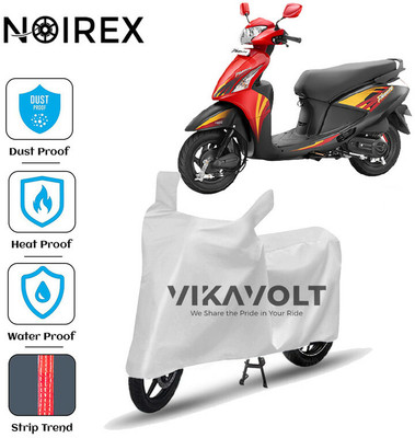 NOIREX Waterproof Two Wheeler Cover for Hero(Pleasure, Silver)