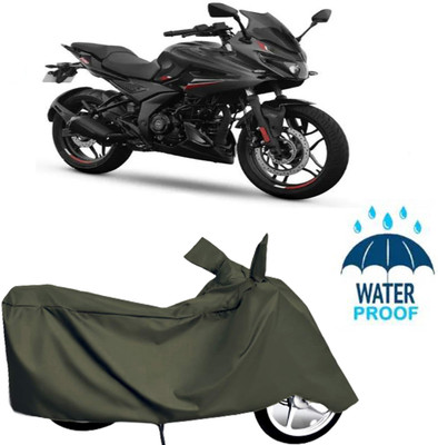 Autoinnovation Waterproof Two Wheeler Cover for Bajaj(Green)