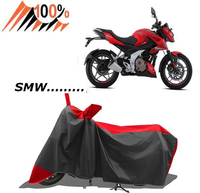 SK AUTO Waterproof Two Wheeler Cover for Bajaj(Pulsar 180F BS6, Red)