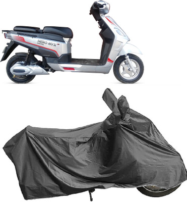 DIGGU Two Wheeler Cover for Hero(Electric NYX HS500 ER BS6, Grey)