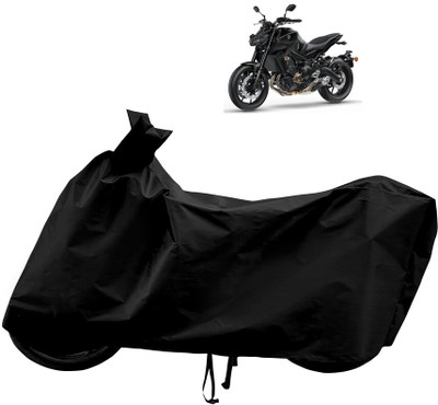 Horseyaart Waterproof Two Wheeler Cover for Yamaha(MT 09 BS6, Black)