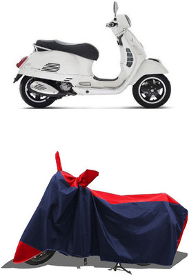 SUGASHRI Waterproof Two Wheeler Cover for Vespa(GTS Super 125, Red, Blue)