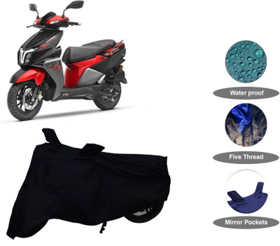 DeepShakshi AUTOMOTIVE Two Wheeler Cover for TVS(Ntorq 125, Black)