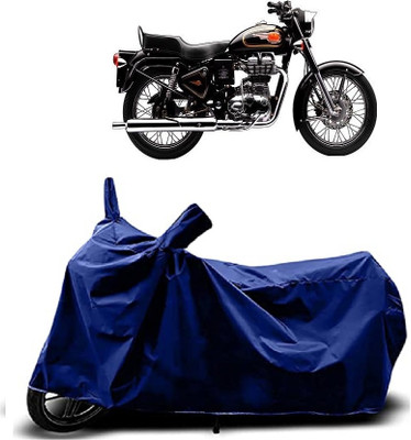 VESMEI Two Wheeler Cover for Royal Enfield(Bullet 350 Twinspark, Blue)