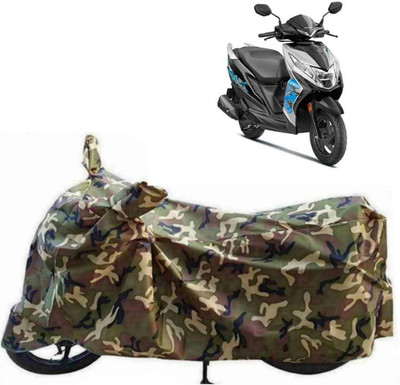 MMSSTAR Waterproof Two Wheeler Cover for Honda(Scooty Streak, Red, Grey)
