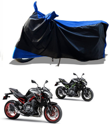 DeepShakshi AUTOMOTIVE Waterproof Two Wheeler Cover for Kawasaki(Z900 BS6, Blue)