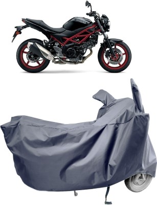 Amexride Two Wheeler Cover for Suzuki(SV650 BS6, Grey)