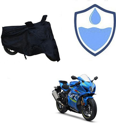 DeepShakshi AUTOMOTIVE Waterproof Two Wheeler Cover for Suzuki(GSX, Black)