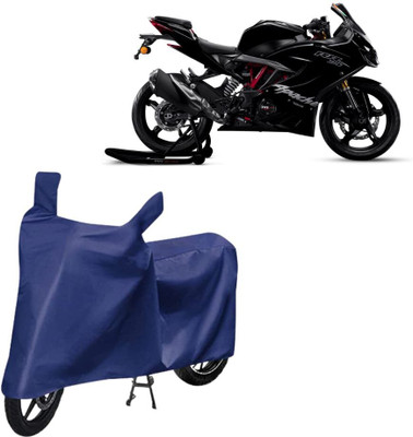 Autohutch Two Wheeler Cover for TVS(Apache RR 310, Blue)