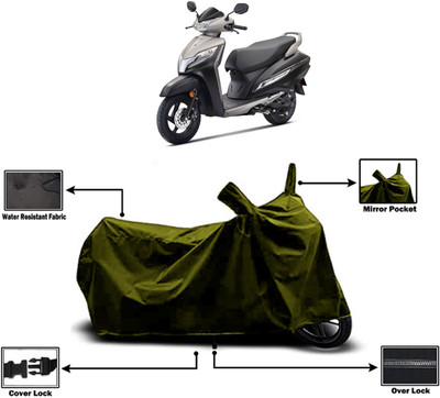 Amexride Two Wheeler Cover for Honda(Activa 125, Green)