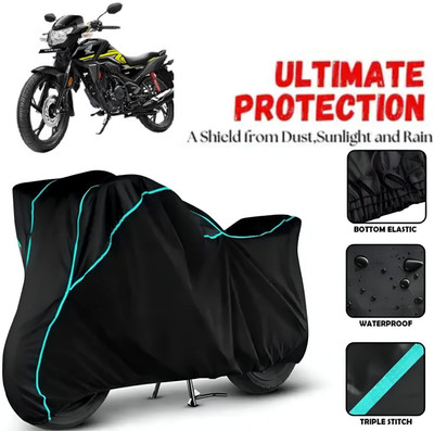 OliverX Waterproof Two Wheeler Cover for Honda(SP 125, Black, Blue)