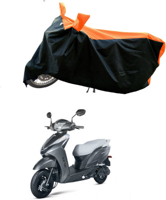 MWBB Waterproof Two Wheeler Cover for Ampere(Magnus, Orange)