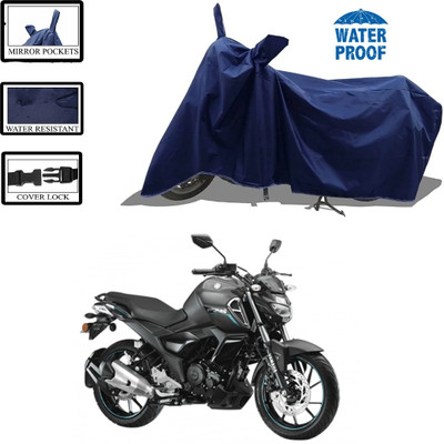 WMIZEXA Waterproof Two Wheeler Cover for Yamaha(Blue)