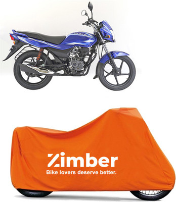 THE REAL ARV Two Wheeler Cover for Bajaj(ComforTec, Orange)