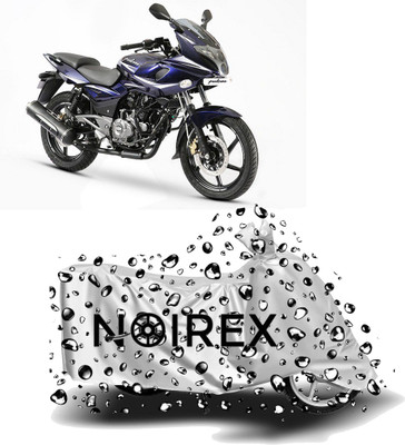 NOIREX Two Wheeler Cover for Bajaj(Pulsar 220F, Silver)