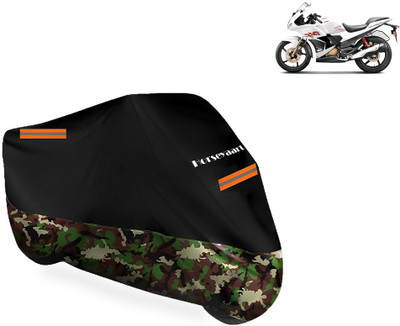 Horseyaart Waterproof Two Wheeler Cover for Hero(Karizma ZMR, Multicolor)