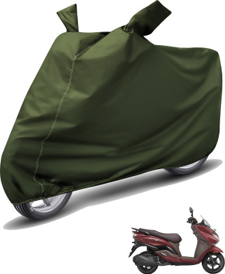 MOCKHE Waterproof Two Wheeler Cover for Suzuki(Burgman Street 125, Green)