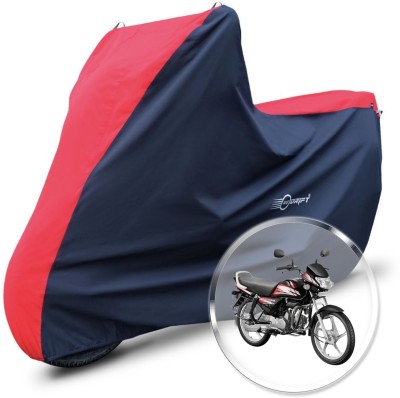 Neodrift Two Wheeler Cover for Hero(HF Deluxe i3s, Red, Black)