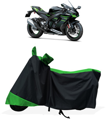 Tricway Two Wheeler Cover for Kawasaki(Ninja ZX-10R BS6, Multicolor)