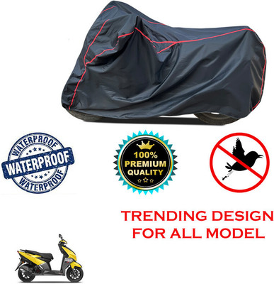 THE REAL ARV Waterproof Two Wheeler Cover for TVS(NTORQ, Black)