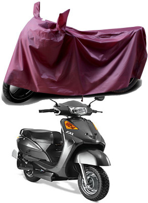 THE REAL ARV Waterproof Two Wheeler Cover for Indus(Yo EXL, Maroon)
