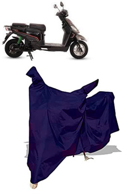 Amexride Two Wheeler Cover for Hero Electric(Electric NYX e5 BS6, Blue)