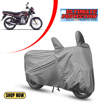 PAGORA Waterproof Two Wheeler Cover for Bajaj(Platina 125, Grey)