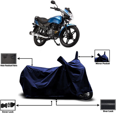 Amexride Two Wheeler Cover for LML(Freedom, Blue)
