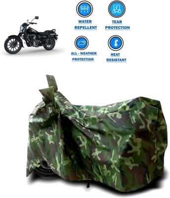 DeepShakshi AUTOMOTIVE Two Wheeler Cover for Bajaj(Avenger Street 160, Green, Multicolor)