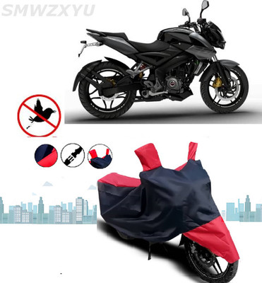 smwzxyu Waterproof Two Wheeler Cover for Bajaj(Pulsar NS 160, Black, Red)