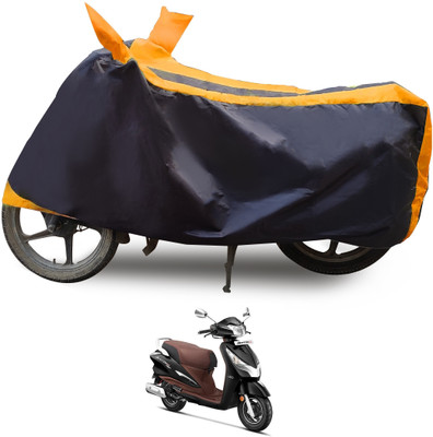 Euro Care Waterproof Two Wheeler Cover for Hero(Destini 125, Orange)