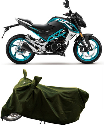 GROFATIK Two Wheeler Cover for CFMoto(150NK, Green)