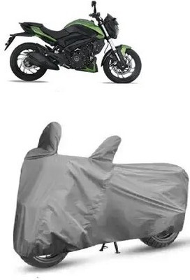 Tritika Waterproof Two Wheeler Cover for Bajaj(Dominar, Grey)