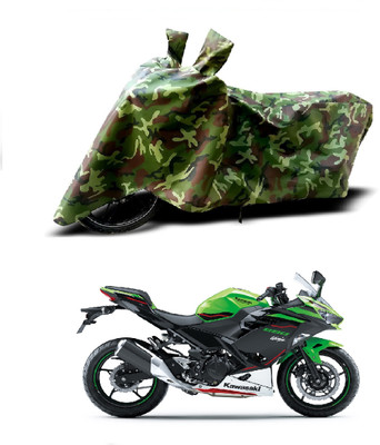 NIRUJI TRADERS Waterproof Two Wheeler Cover for Kawasaki(Ninja 250, Multicolor)