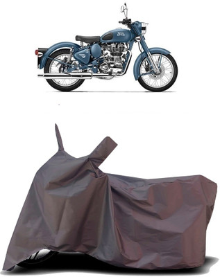 VESMEI Two Wheeler Cover for Royal Enfield(Squadron Blue, Blue)