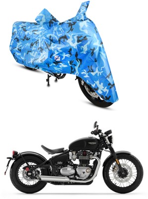 EGAL Waterproof Two Wheeler Cover for Triumph(Bonneville Bobber, Multicolor)