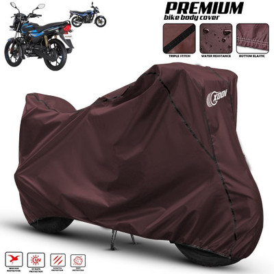 xodi Waterproof Two Wheeler Cover for Bajaj(Platina 110, Maroon, Black)